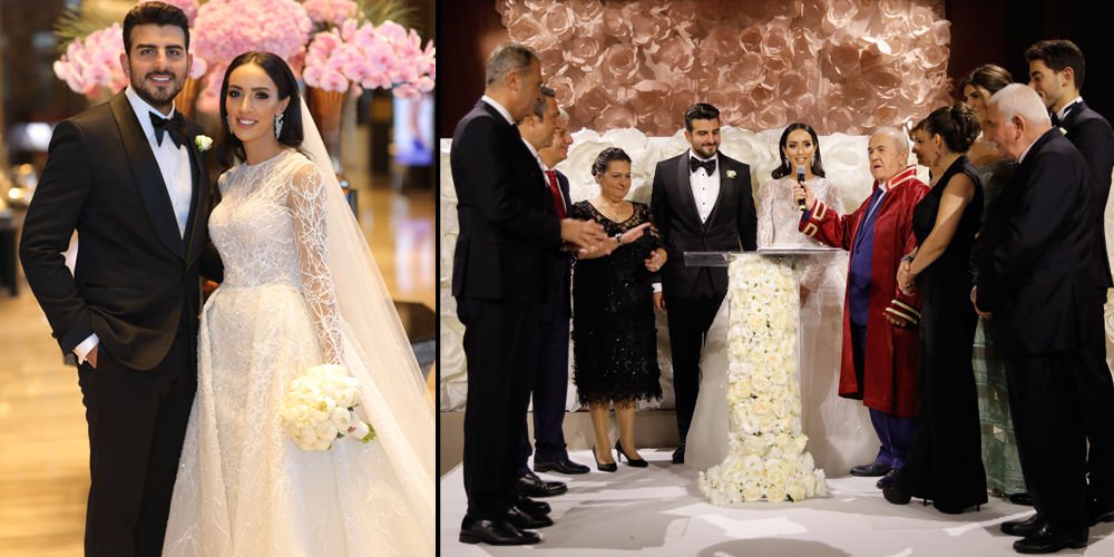 Öztanık çiftinin mutlu günü