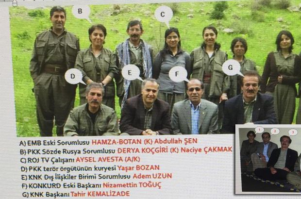  Teröristlerle fotoğraf çektiren HDP'li başkan tutuklandı