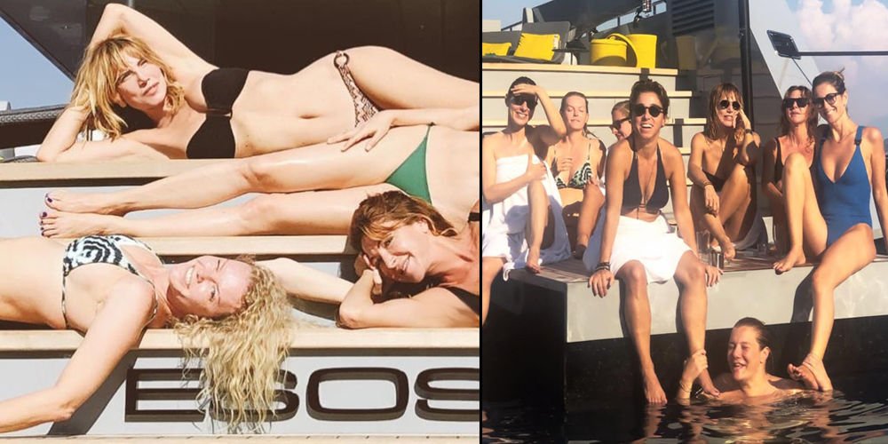 Göcek'te kız kıza tatil...