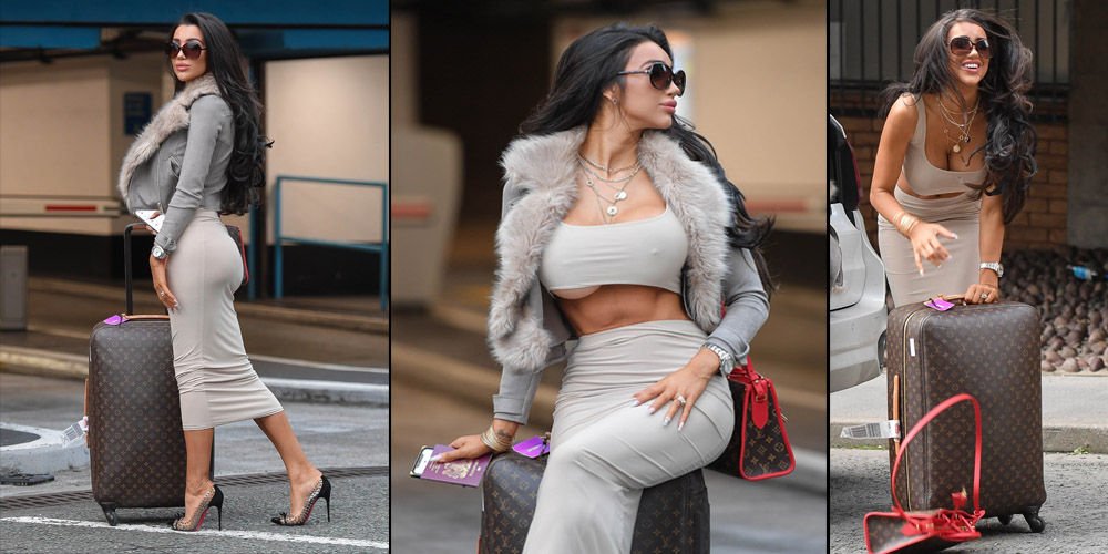 Seksi güzelin seyahat telaşı