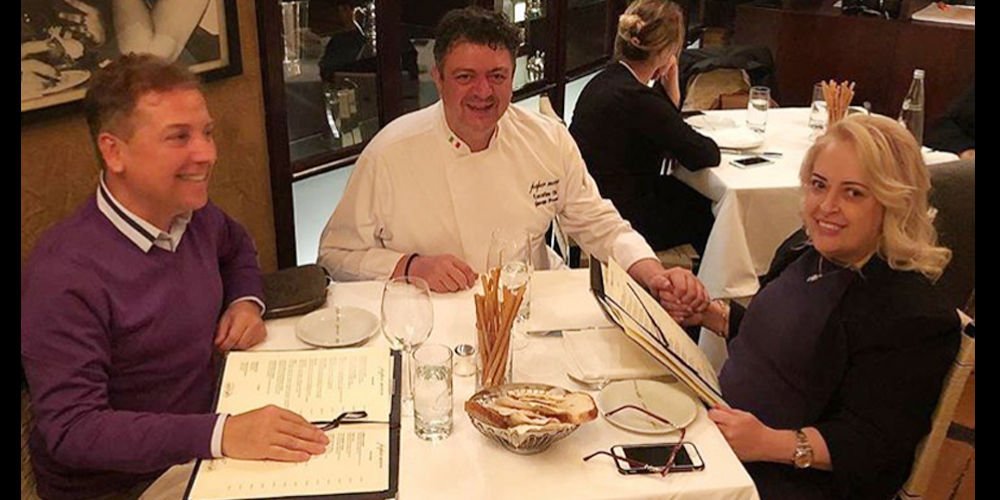 Sabancı, modacıyla bir araya geldi