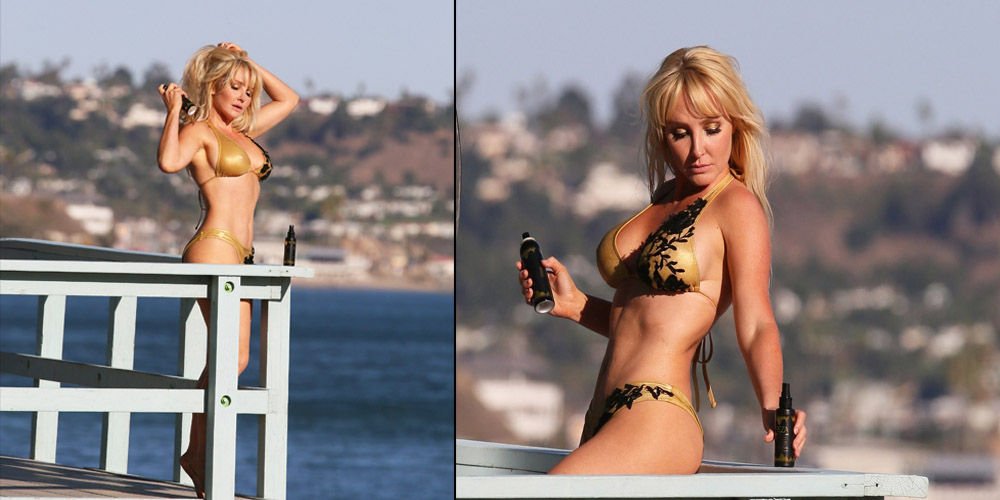 Malibu'nun çekici güzeli...