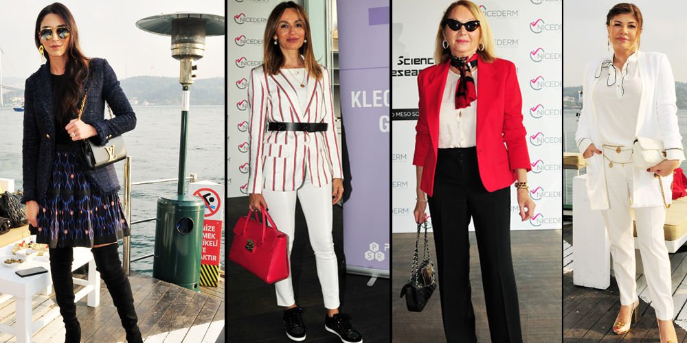 Çay davetinde güzellik konuştular...