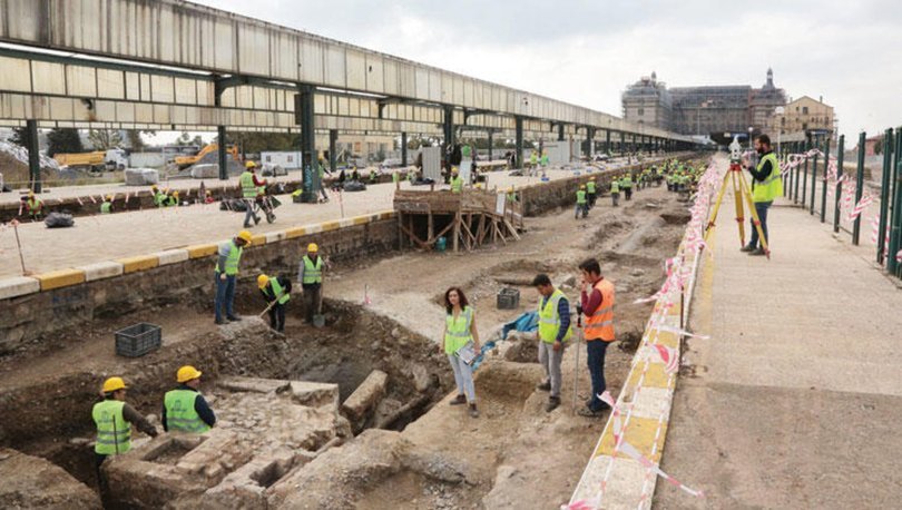 Haydarpaşanın altında Khalkedon kalıntıları bulundu Haydarpaşanın altında Khalkedon kalıntıları bulundu