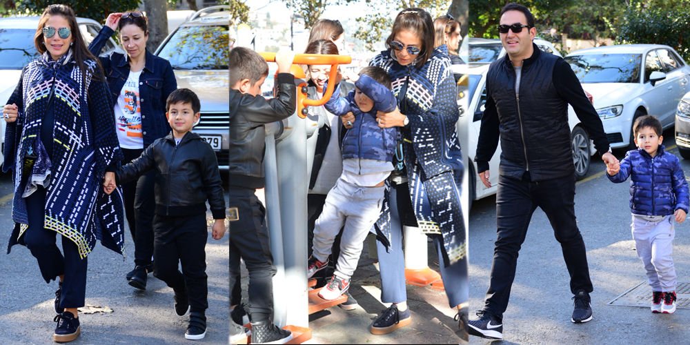 Köseoğlu çiftinin park mesaisi...