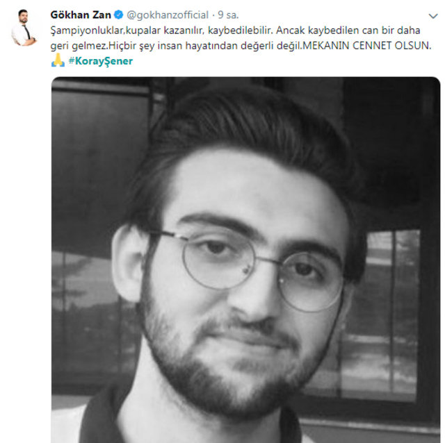 Yaptığı paylaşım yürek yaktı! Genç taraftar Koray Şener hayatını kaybetti