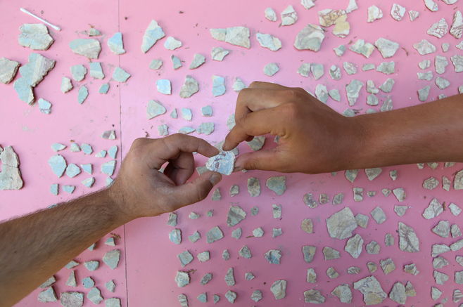 3 bin yıllık parçaları 'puzzle' gibi birleştiriyorlar