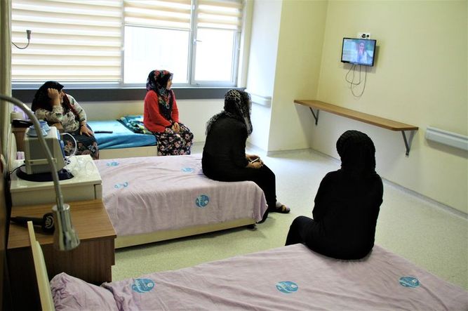 Kara kış öncesi "Anne Oteli" kurdular...