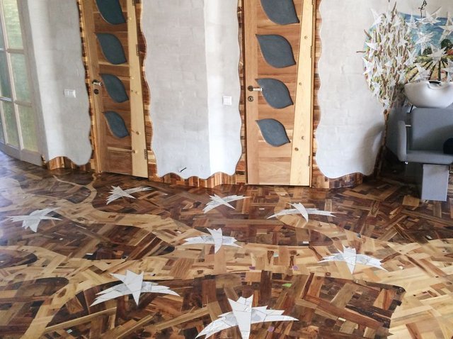 Zemini parke ile kaplamak yerine bakın ne yaptı