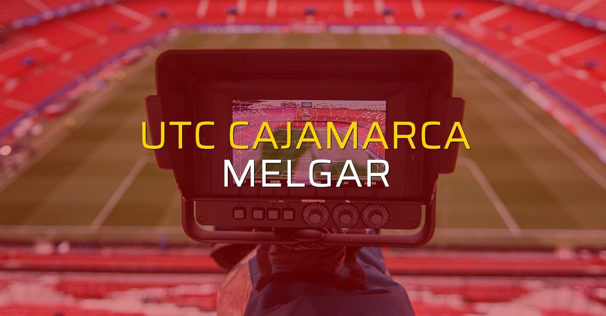 UTC Cajamarca: 3 - Melgar: 0