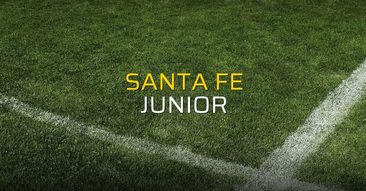 Maç sona erdi: Santa Fe: 0 - Junior:2