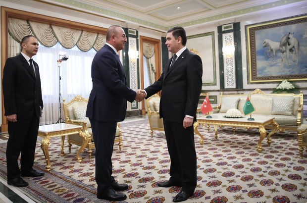 Dışişleri Bakanı Çavuşoğlu Türkmenistan'da!