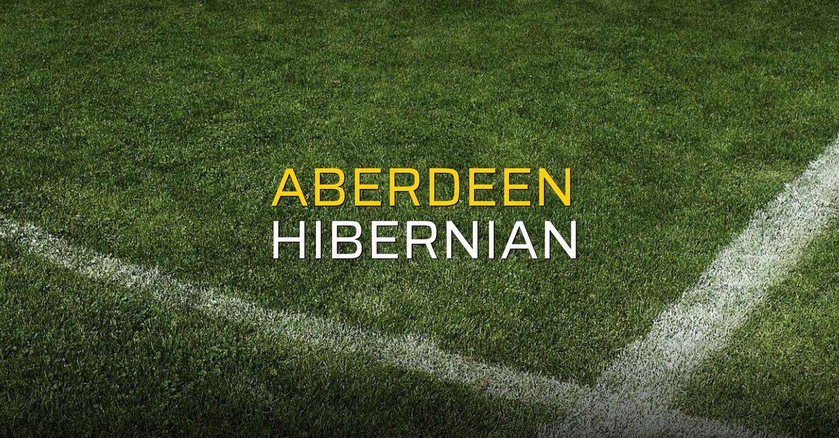Aberdeen: 1 - Hibernian: 0