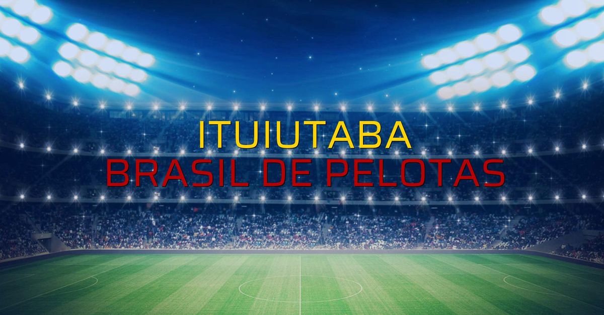 Ituiutaba: 0 - Brasil De Pelotas: 1 (Maç sona erdi)