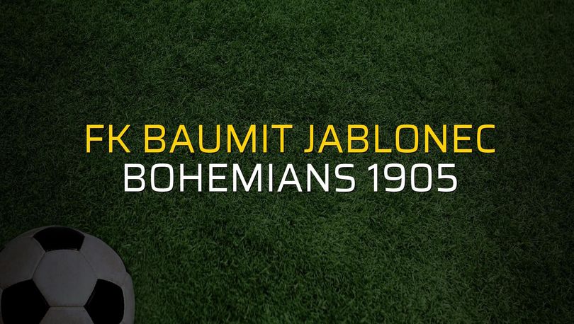 Maç sona erdi: FK Baumit Jablonec: 3 - Bohemians 1905:1