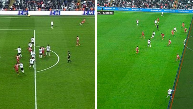 Besiktas Sivasspor Macina Var Damgasi Sivasspor Un Golu Besiktas In Penaltisi Iptal Edildi