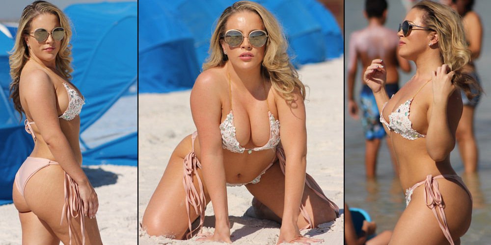 Kumsalın seksi gözdesi...