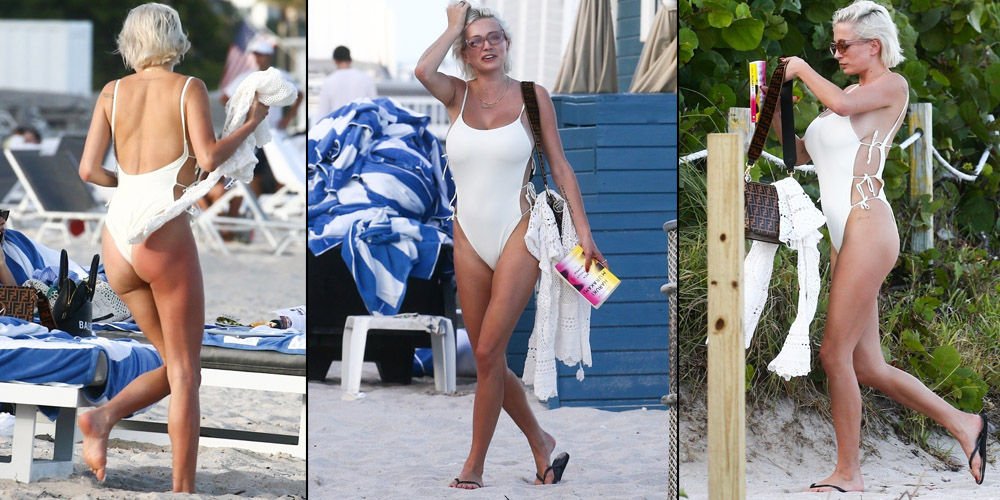 Caroline'nın güneş banyosu...