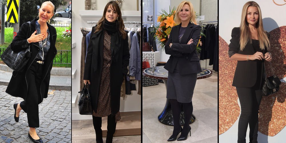 Sosyetenin kış kombinleri...