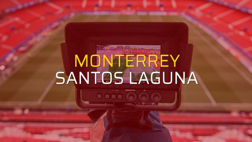 Maç sona erdi: Monterrey: 1 - Santos Laguna:0