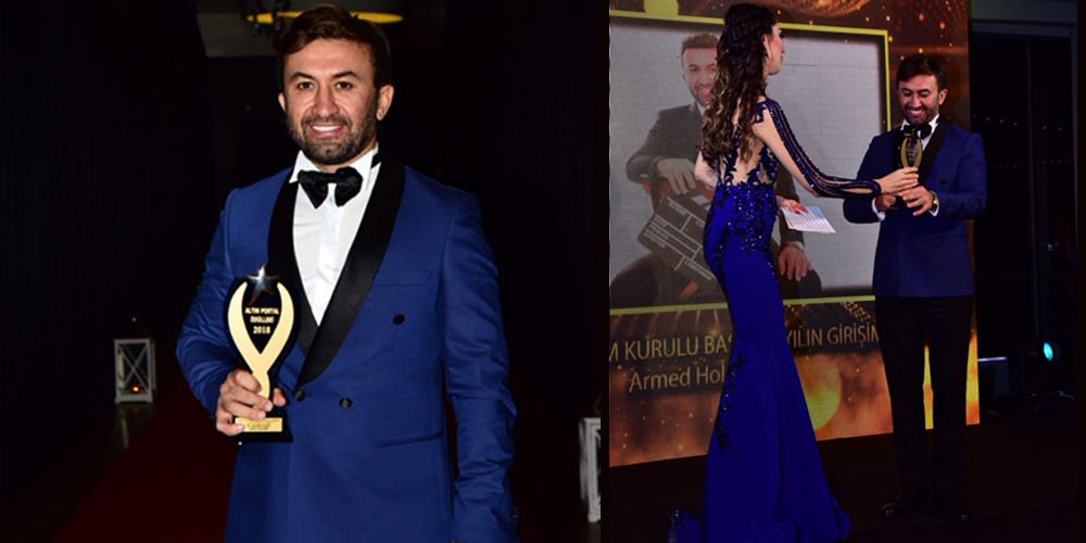 İş adamına ödül...