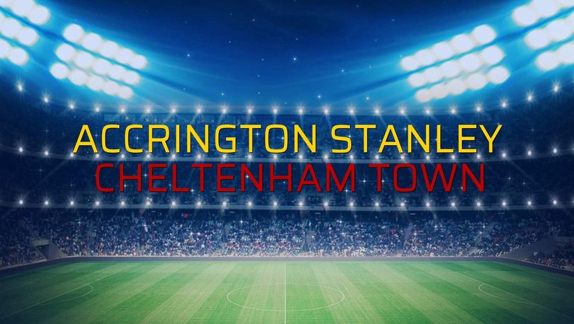 Accrington Stanley: 3 - Cheltenham Town: 1