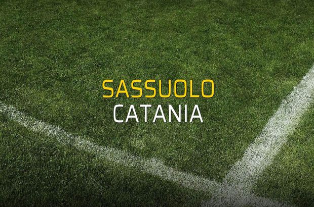 Sassuolo: 2 - Catania: 1 (Maç sona erdi)