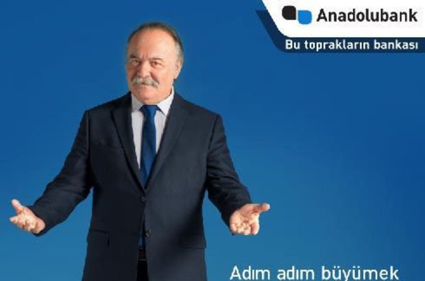 Anadolubank’ın reklam yüzü Çetin Tekindor