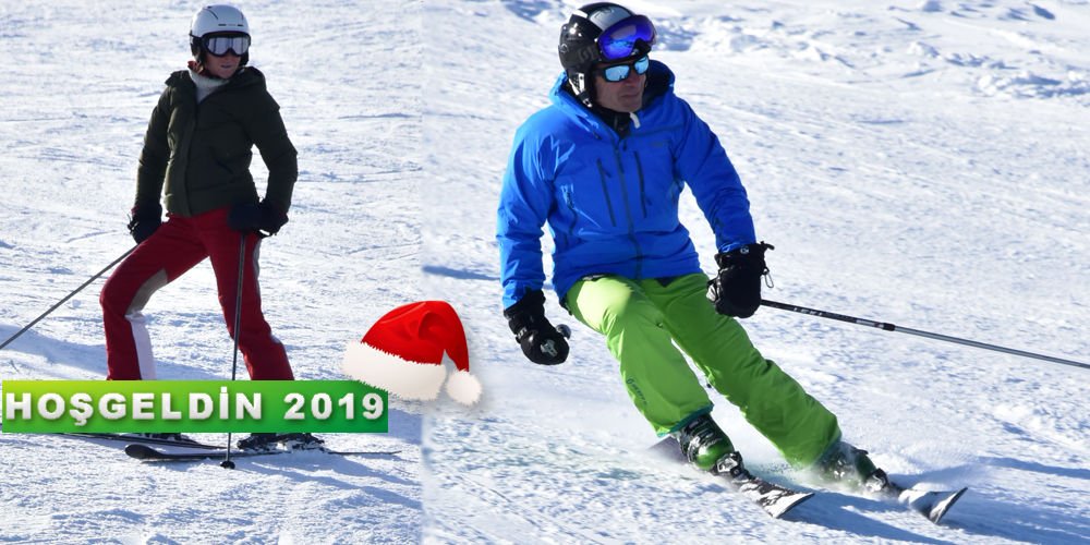 Hakko çiftinden kayak şov...