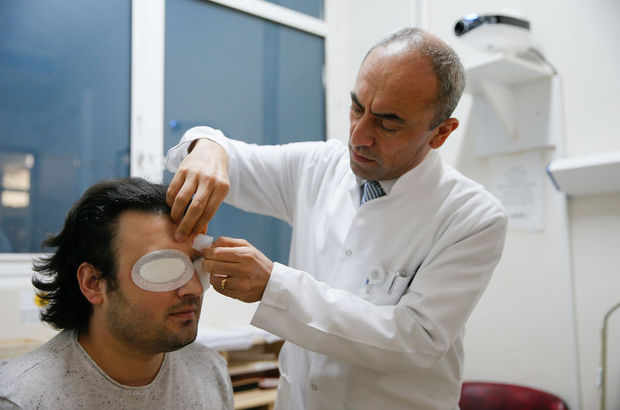 Kornea nakli sonrası ilk olarak doktorunun mesajını okudu
