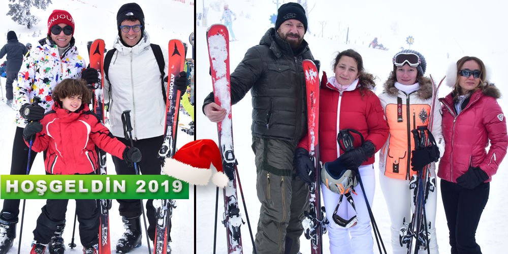 Kartalkaya'da kayak zamanı...