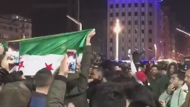 Suriyelilerin Taksim'deki kutlaması tartışılıyor | Gündem Haberleri