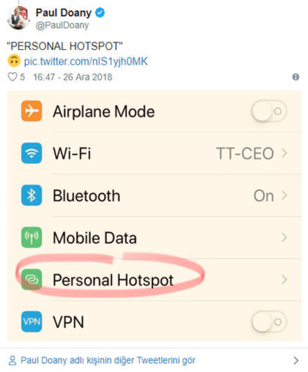 Huawei Mate 10 Lite Modem Hotspot Yapma Interneti Paylasma