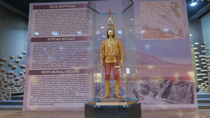 "Altın elbiseli adam" Kazak bozkırlarında altın kullanma tekniğine ışık tutuyor