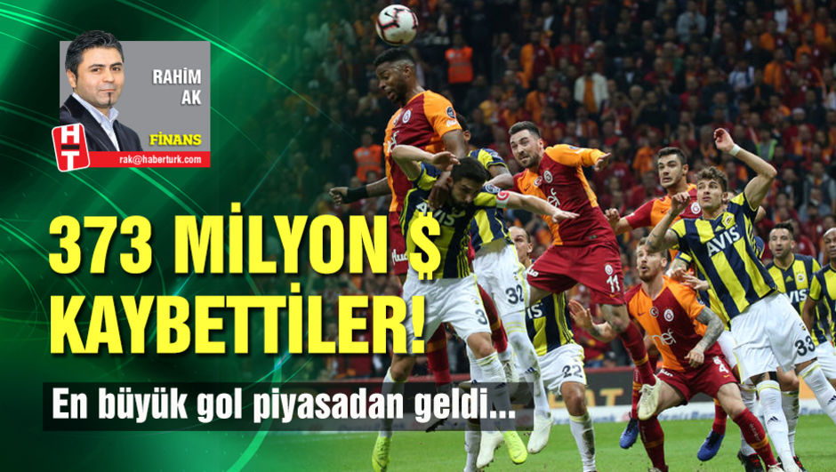 373 milyon dolar kaybettiler