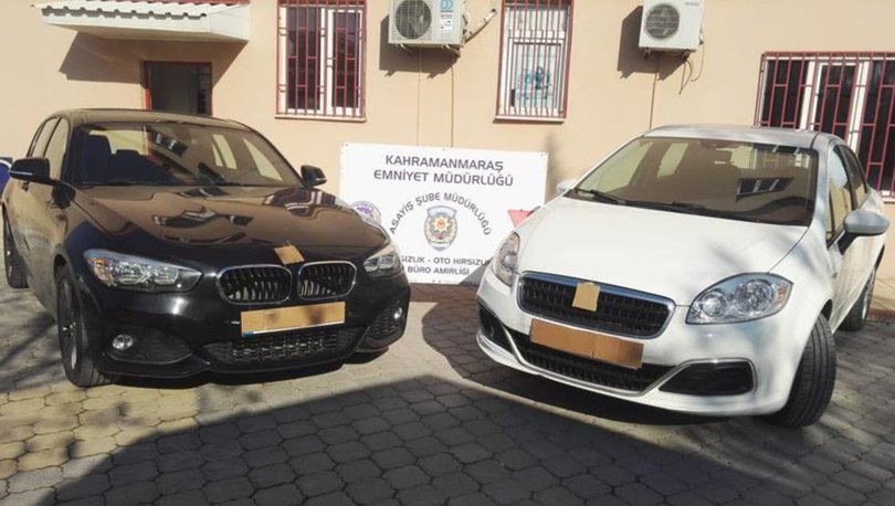 INTERPOL'ün aradığı araç Kahramanmaraş'ta bulundu