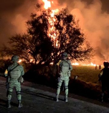 Meksika'da patlama