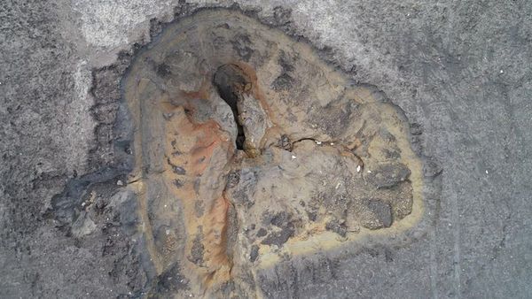 Arazide sular çekildi, yeni düdenler ortaya çıktı