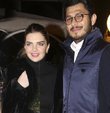 Güzel oyuncu Pelin Karahan ve eşi Bedri Güntay, önceki akşam Etiler