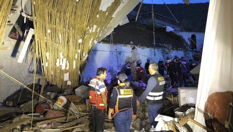 Peru'da düğünde otelin duvar ve çatısı çöktü: 13 ölü