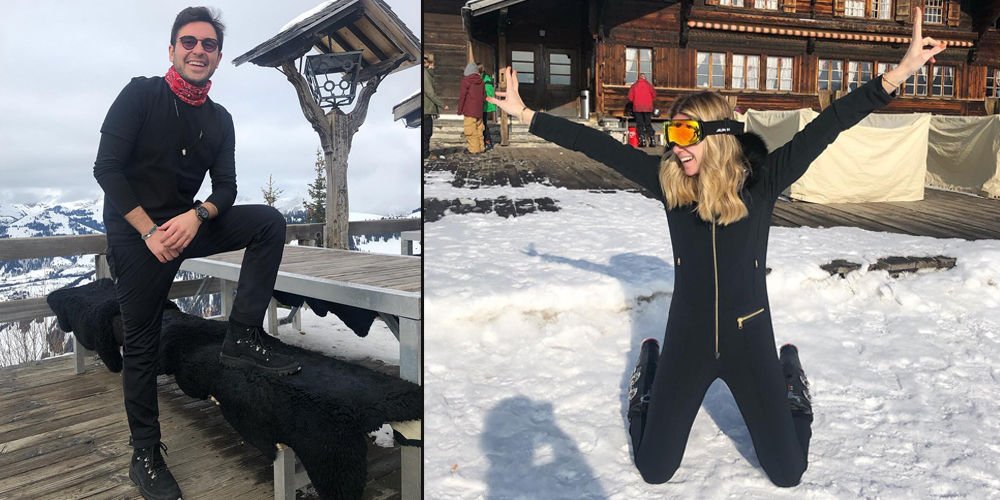 Kayaksever çift, İsviçre'de...