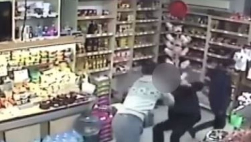 Marketteki kadına taciz şüphelisi, kiks boksçu tarafından etkisiz hale getirildi