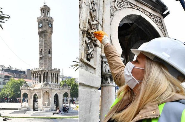 118 yıllık tarihi İzmir Saat Kulesi restore ediliyor!