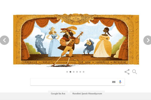 Google'dan Molière sürprizi!