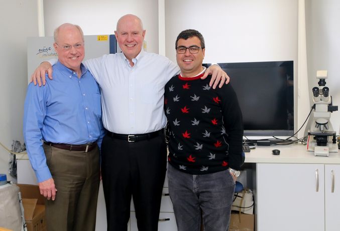 DxNow Yöneticileri Kevin Sly, William Sharp, Dr. Selçuk Kılınç (soldan sağa)