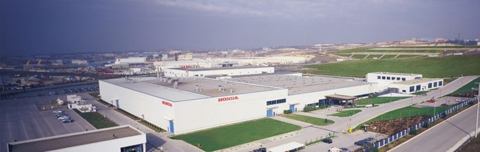 Honda Türkiye'nin Gebze'deki fabrikası