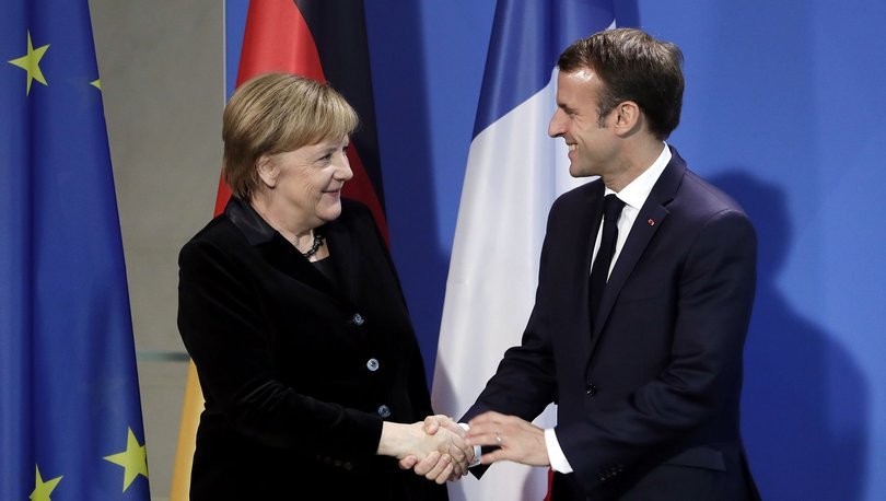 Son dakika... Macron ile Merkel bir araya gelecek!