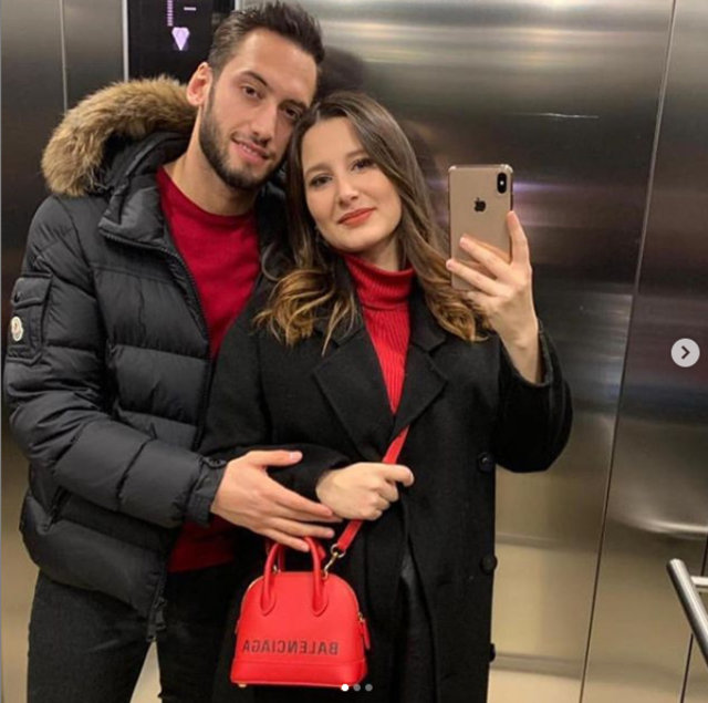 Hakan Çalhanoğlu eşi Sinem Çalhanoğlu'nun doğum gününü kutladı - Magazin haberleri