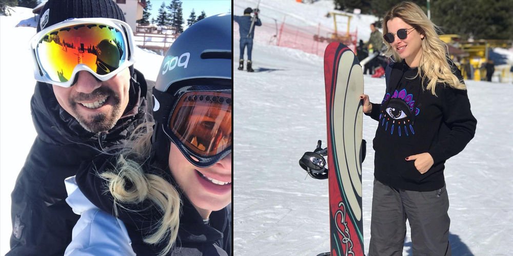 Sabancı çiftinin Uludağ tatili...