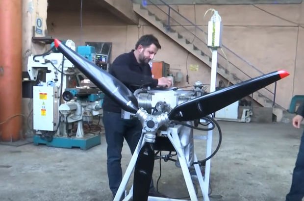 Yerli sportif uçak motoru prototipi üretildi